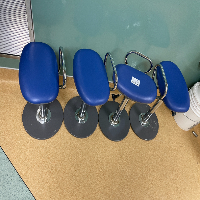 Adjustable Laboratory Stools QTY 4 image 1